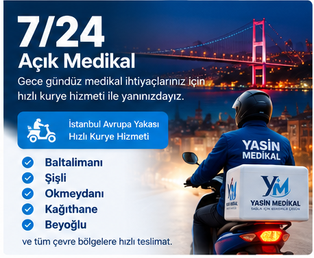 Şişli 7/24 açık Yasin Medikal mağazası