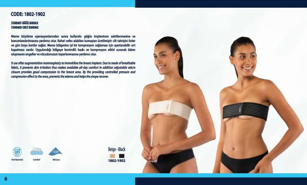 Yasin Medikal liposuction kompresyon ürünleri kataloğu, Model 1802-1902 ürün görseli